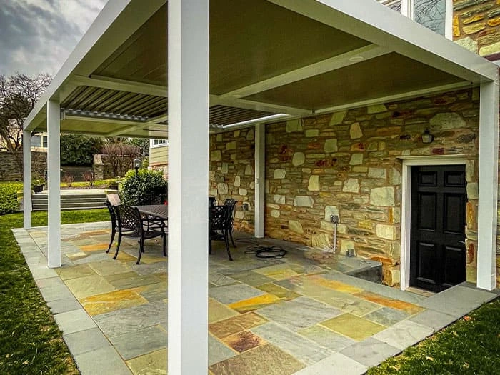 Residential Hardscape and Drainage project in rydal, pa